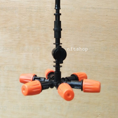 Anti Drip  Six Way Sprinkler - Nozzle Misting Selang 7mm