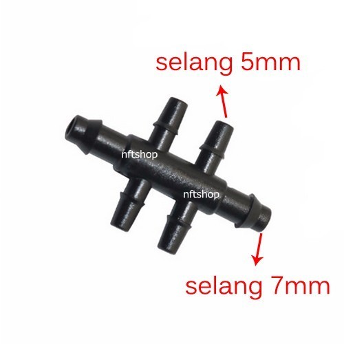 Connector 4 Way 7mm Ke 5mm